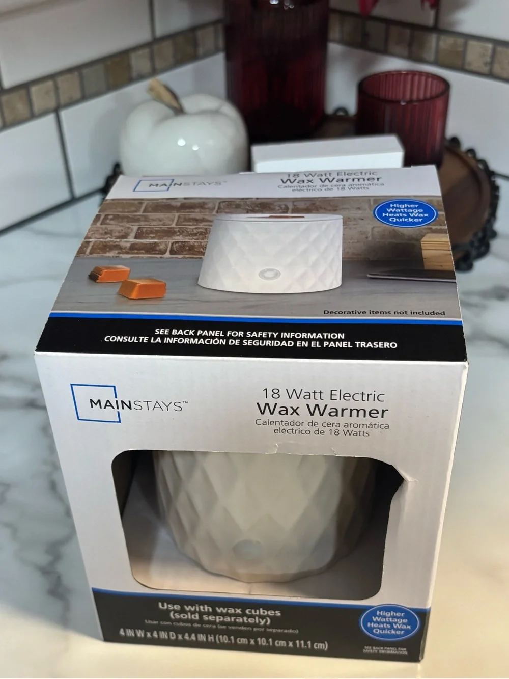 NIB Diamond Faceted Electric Wax Warmer